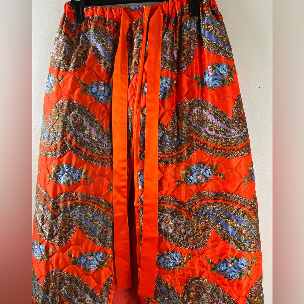 Vintage Route 66 Branded Cable Knit RED Sweater